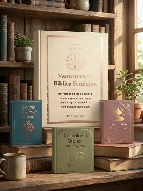 Mockup do produto Neuroterapia Bíblica Feminina