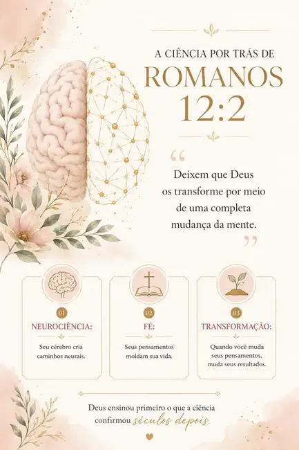 Página interna do material Neuroterapia Bíblica sobre a ciência por trás de Romanos 12:2